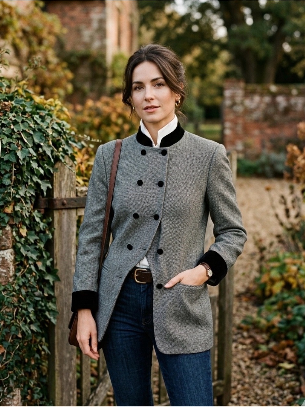 LIZ CLAIBORNE Double Breasted Jacket
